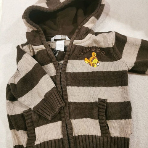 H&M knitted jacket Disney Tigger like new, size 74