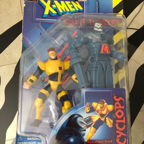 Cyclops figure X-Men 92 animated vintage used with Apocalypse Droid