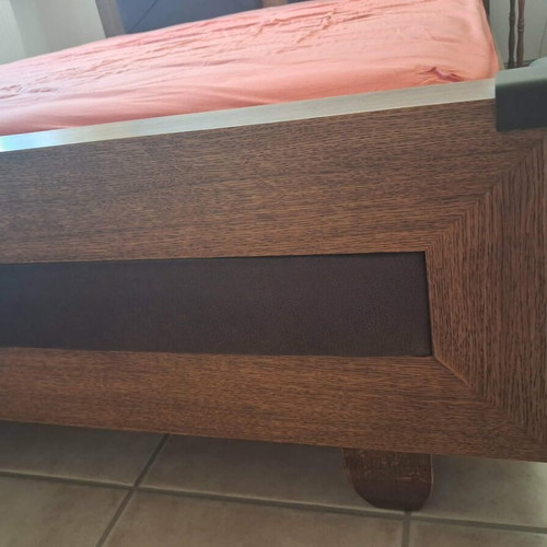 Double bed 1.66 x 2.17 m with 2 x 1.5 m mattress