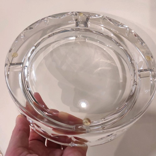 Crystal ashtray for cigars and cigarettes Davidoff like new