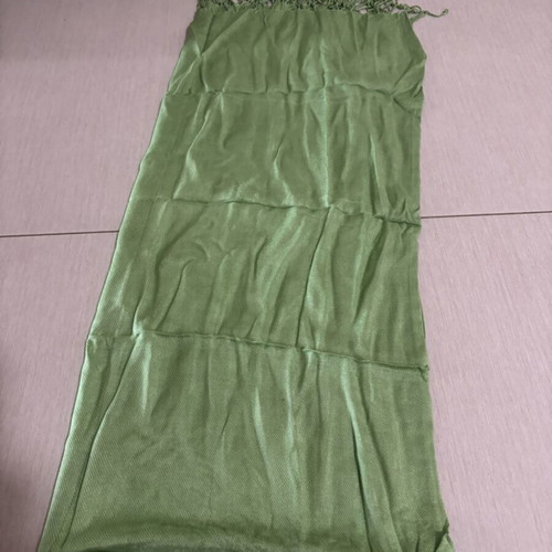Scarf used, green, ideal for summer