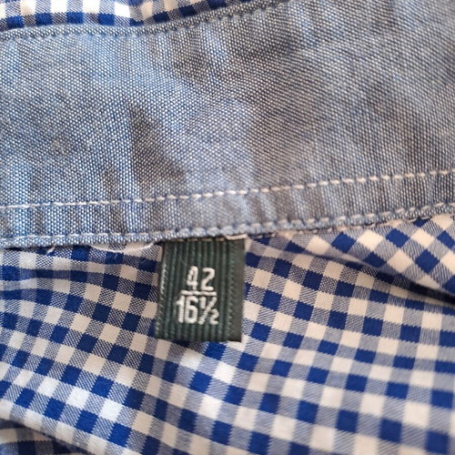 The Bostonians men's shirt like new, white and blue, size L