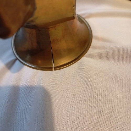 Vintage Oriental Brass Dallah Coffee Pots Set of 2 used