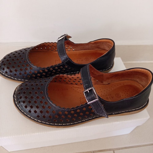 Voi&Noi Anesis Leather Ballerinas Like New, Blue, Size 38