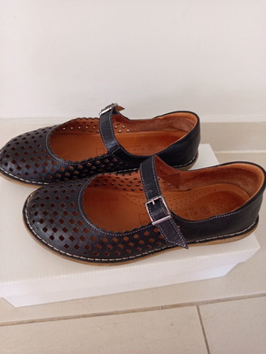 Voi&Noi Anesis Leather Ballerinas Like New, Blue, Size 38