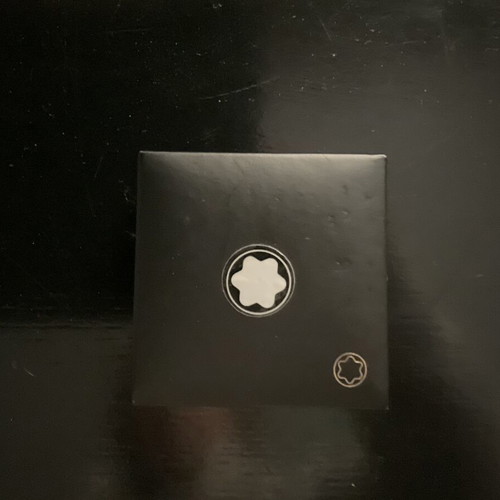 Montblanc Meisterstuck cufflinks like new, black and silver