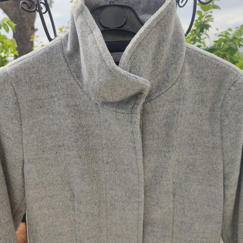 Bershka coat size S gray like new