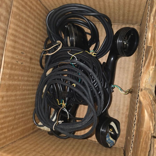 Siemens vintage NOS telephone from 1970s with original box and accessories