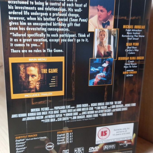 The Game DVD like new with English subtitles