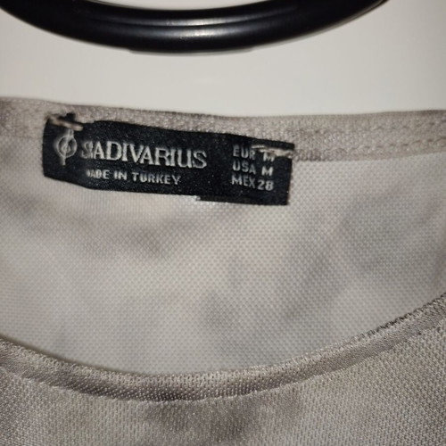 Stradivarius transparent tulle bodysuit like new, size medium