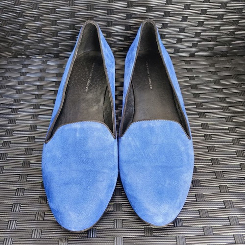 Kurt Geiger ballerinas used, size 40, natural suede, blue