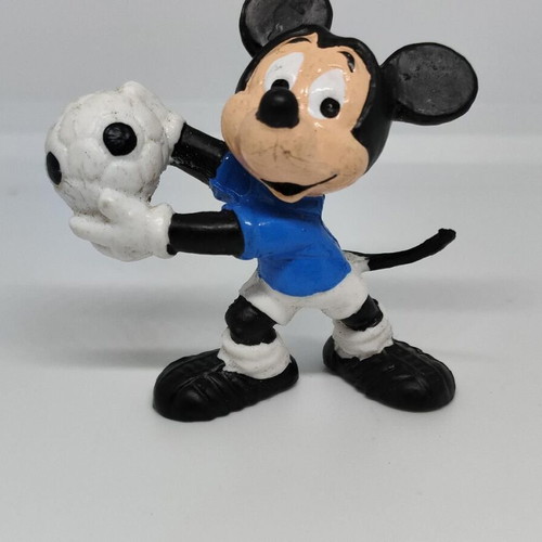 Mickey Mouse Footballer Bully Disney Vintage Figure like new