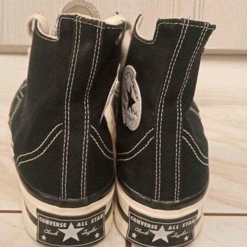 Converse Chuck 70 Plus Seasonal Flatforms boots like new, black/egret