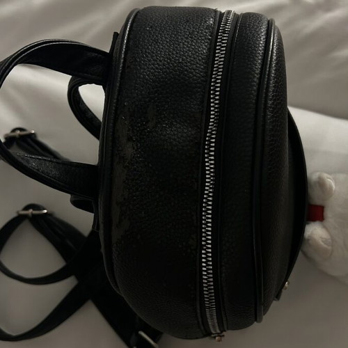 Black shoulder backpack bag