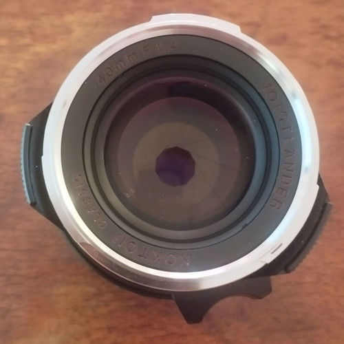 Voigtlander VM Nokton Classic MC 40mm f1.4 lens used