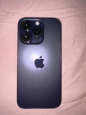 iPhone 14 Pro purple used, 128GB, battery 75% health