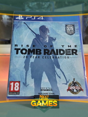 Rise of the Tomb Raider 20 Year Celebration PS4 game like new