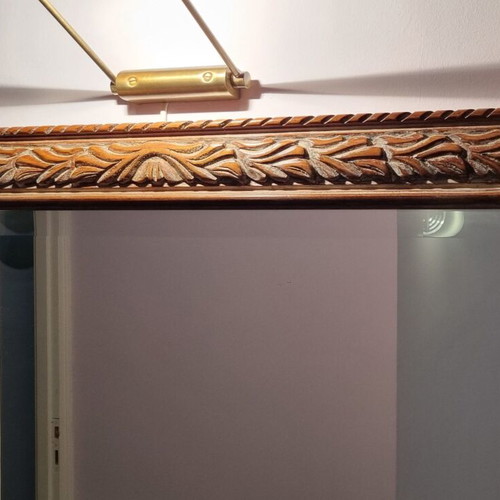 Mirror wooden frame antique like new, dimensions 80x51cm