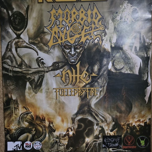 Kreator Morbid Angel Concert Poster like new, 68x48cm