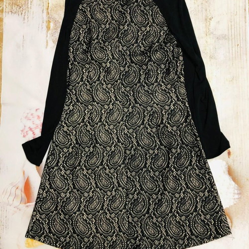 Dolce Domenica dress used, size M/L, black with Avon lipstick gift