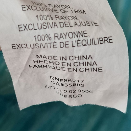 Bebe summer blouse Medium turquoise like new