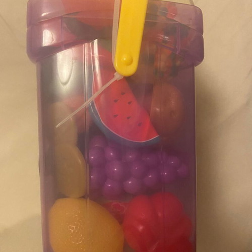 Fruit and Vegetable Play Set 40 Pieces with Storage Box new