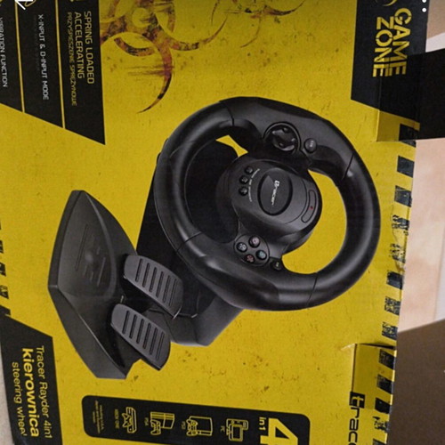 Tracer Rayder 4-in-1 Racing Wheel with Pedals for PC / PS3 / PS4 / Xbox One