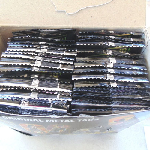 Fortnite Chapter 2 Season 2 Metal Tags Complete Box with 50 Sealed Packs