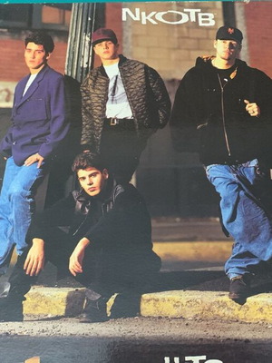 NKOTB vinyl record used in good condition