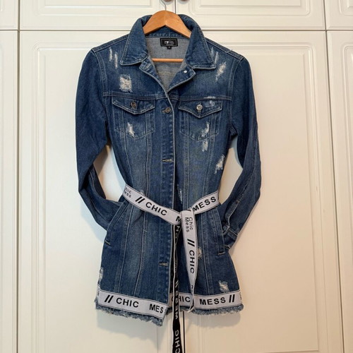 Chic Mess denim jacket size S like new, made in Greece