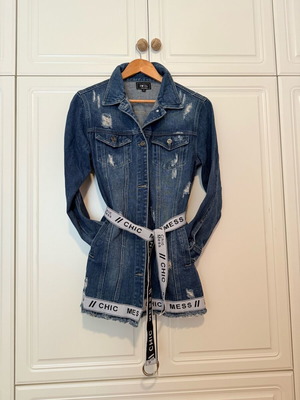 Chic Mess denim jacket size S like new, made in Greece