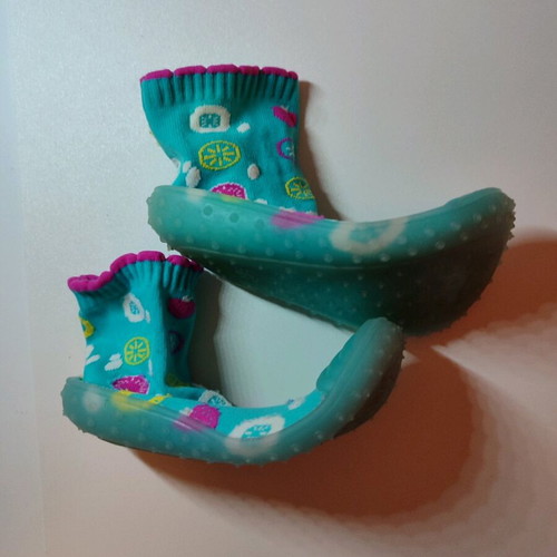 Sock shoes size 29/30 new with silicone sole