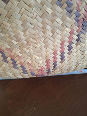 Straw bag used