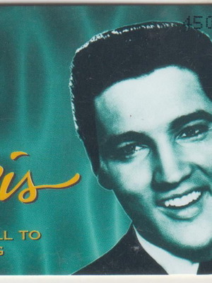 Elvis Farewell to the King Germany phone card used, 28,000 print run