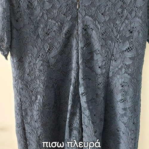 Bill Cost lace dress XXL dark blue like new with gift double lace orange blouse