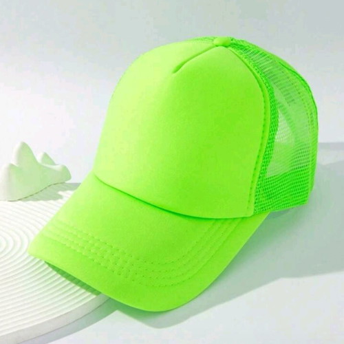 Jockey hat new, fluorescent light green, size M