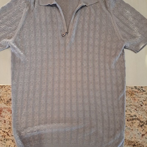 Salvatore Ferragamo men's t-shirt like new, black and grey, size M