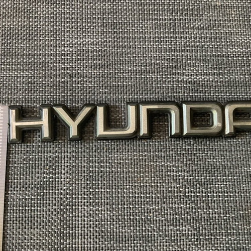 Original Hyundai emblem used