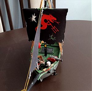 Playmobil πειρατικό καράβι με μοτέρ