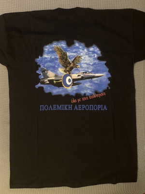 T-shirt Πολεμικής Αεροπορίας Mirage 2000 μέγεθος L σαν καινούργιο