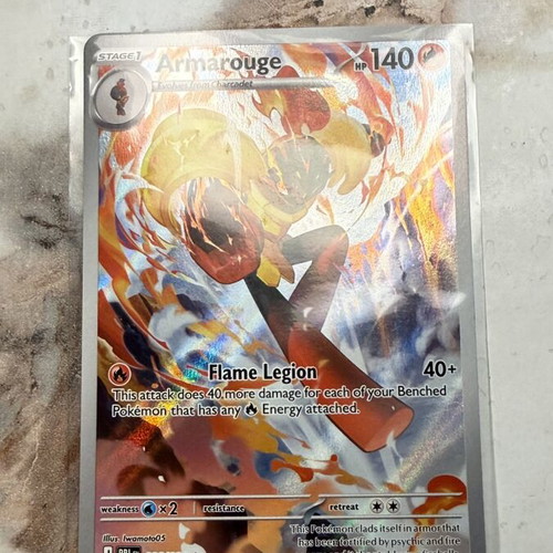 Pokémon Armarouge 086/084 Secret Illustration Rare card near mint
