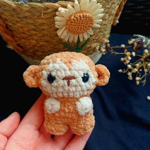 Handmade Amigurumi Monkey Plush Toy