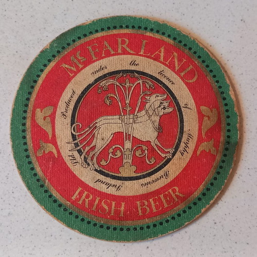 Mc Farland coaster used – Irish Beer