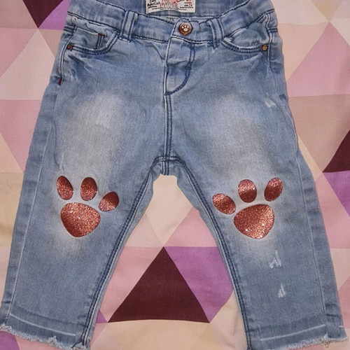 Prenatal baby jeans size 6-9 months like new