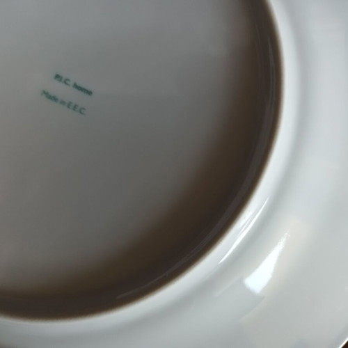 Porcelain platters used, pack of 6 pieces