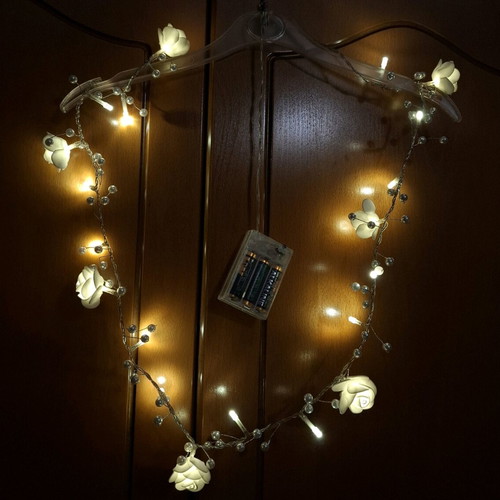 Battery-Powered String Lights Warm White