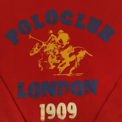 Polo Club cotton t-shirt size 6 like new, red