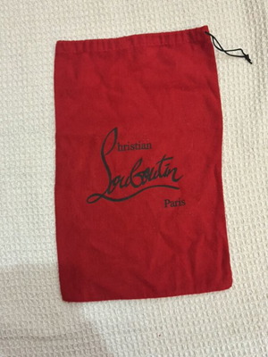 Christian Louboutin dustbag υποδημάτων γόβας πέδιλου σαν καινούργιο 36cm x 23cm