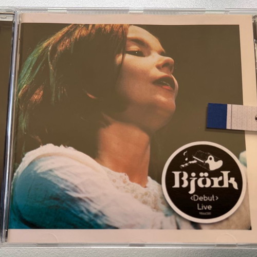 Bjork Debut live CD used, electronic music