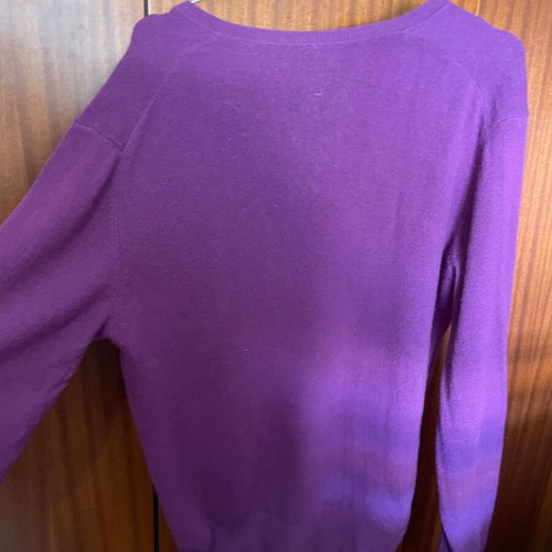 Benetton spring lightweight sweater XL violet like new